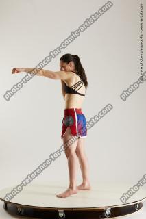 Woman MMA Fighting Poses Ronda